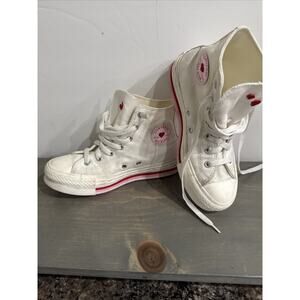 Kids Converse Chuck Taylor All Star Life High Top Sneaker Hearts Size 3.5